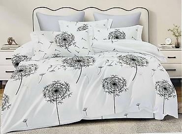 Posteljina: Posteljina – set dvostrukog kreveta, moderan dezen Posteljine bambus — 9