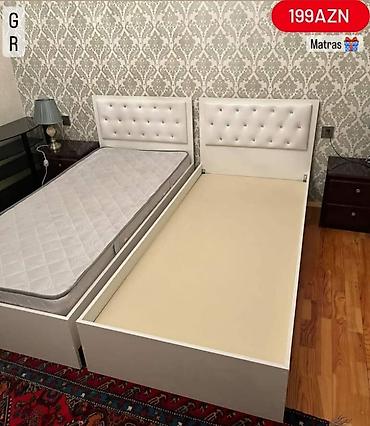 Çarpayılar: Yeni, Təknəfərlik çarpayı, Bazasız, Matras ilə, Siyirməsiz, Azərbaycan — 6