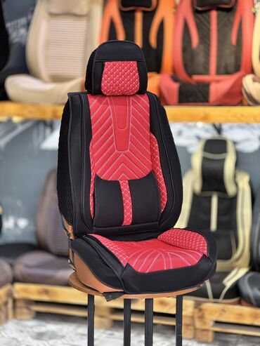 Чехлы и накидки на сиденья: Чехлы Тканевые, С подушкой, цвет - Черный, Новый, Платная доставка, Самовывоз, Бесплатная доставка — 10