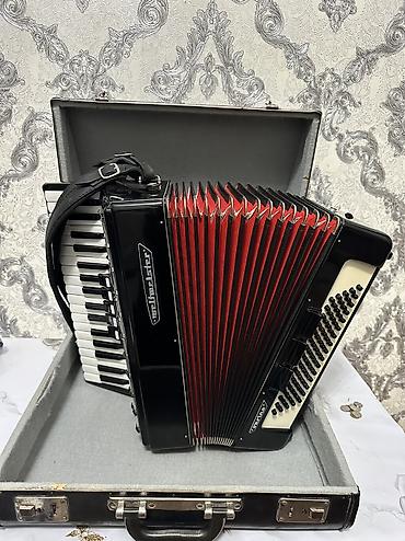 Аккордеоны: Продаю Генманский Аккордеон Вельтмейстер серино Кызыл кара тустору бар — 13