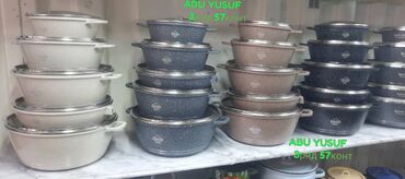 чайные наборы посуды: Оргинал UAQEN ORGINAL фирмасын казан набору антипригарный и
