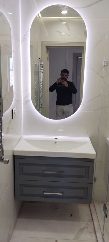 Sifarişlə dolablar: Banyo üçün xüsusi dizayn mebel və quraşdırma xidmətləri - Divara — 2