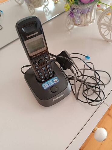 Pitiminutkalar: Stasionar telefon Panasonic, Simsiz, İşlənmiş, Ünvandan götürmə