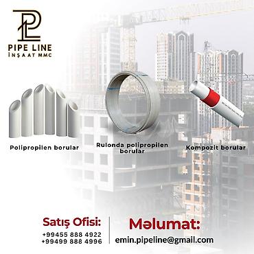 Digər tikinti materialları: "Pipe Line İnşaat" şirkəti olaraq infrastruktur layihələriniz üçün -da lalafo.az — 21 Digər tikinti materialları: "Pipe Line İnşaat" şirkəti olaraq infrastruktur layihələriniz üçün — 21