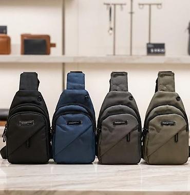 Çantalar: Kişi/kadın üçün şəhər tipli çiyin çantası (crossbody/sling) yeni xayış — 6