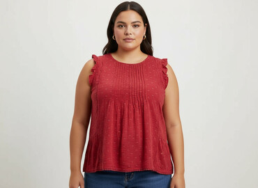 ubrania plus size tanio: Жіноча блуза, розмір 2XL