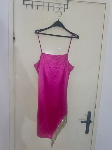 Dresses: S (EU 36), M (EU 38), color - Pink, Other style, With the straps