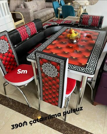 Divan və masa dəstləri: 🇹🇷Türk istehsalı Möhtəşəm ✨✨ Kuxna üçün stol stul dəsti 2 stul 1 — 2