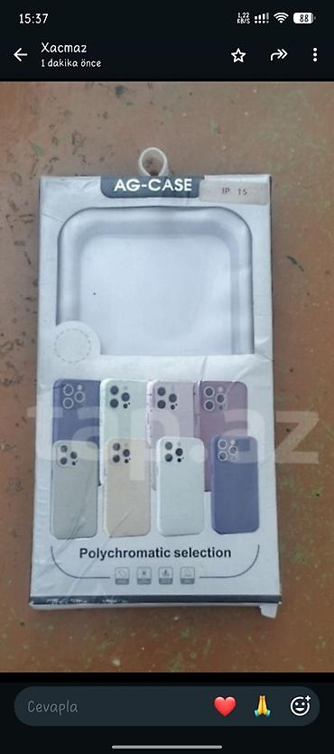 iphone 13 barter: AG-CASE telefon qabı – IP 15 üçün - Model uyğunluğu: iPhone 15 (IP 15 — 1
