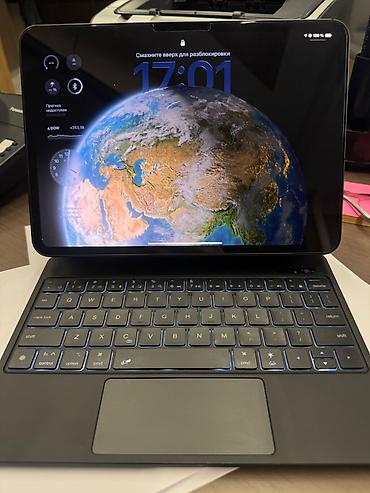 Планшеты: Планшет, Apple, память 256 ГБ, 11" - 12", 4G (LTE), Б/у, Классический цвет - Серебристый — 1