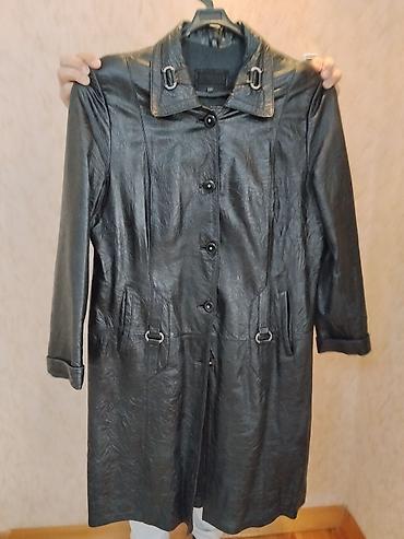 qadınlar ucun dəri plaşlar: Palto, Next, 2XL, rəng - Qara — 4