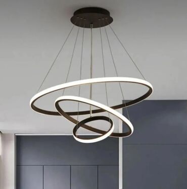 Digər işıqlandırma: Çılçıraq, 3 lampa, Metal
