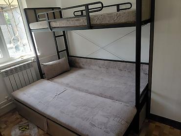 Двухъярусная кровать, Б/у, С выкатной системой