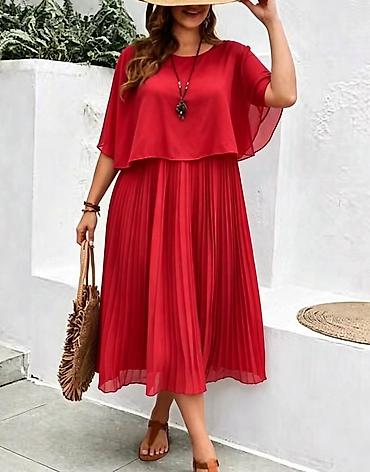 rosra sat: 07. Haljina za punije
XL 2XL 3XL 
Cena : 2.500 dinara H — 3