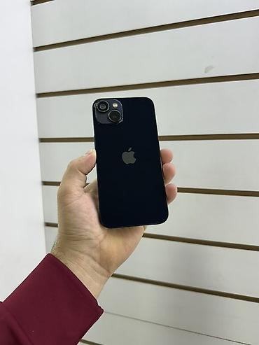 IPhone 13, Б/у, 128 ГБ, Черный, Защитное стекло, Чехол, 76 %