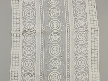 Tekstylia: Obrus 99 x 53, kolor - Biały, stan - Bardzo dobry