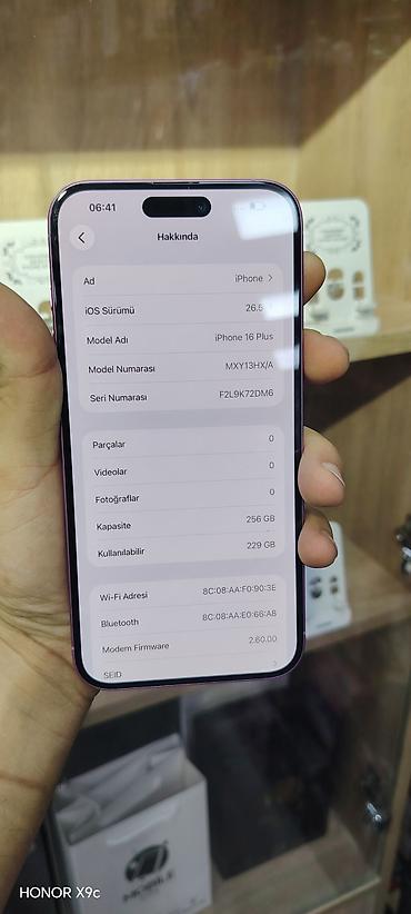 apple mackbook: IPhone 16 Plus, 256 GB, Çəhrayı, Face ID, Sənədlərlə, Zəmanət — 3