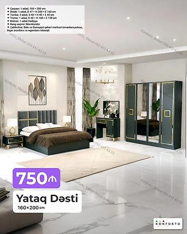 Yataq dəsti – 160×200 sm Tərkib: - Çarpayı: 1 ədəd, 160×200 sm - lalafo.az -da Yataq dəsti – 160×200 sm Tərkib: - Çarpayı: 1 ədəd, 160×200 sm -