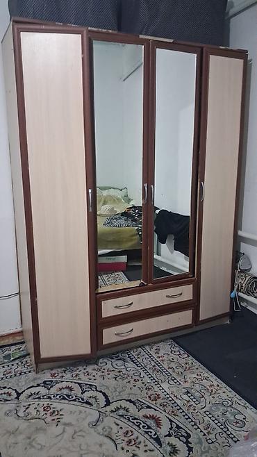 dressing table: Шкаф для одежды 4-дверный с зеркалами и выдвижными ящиками — 2