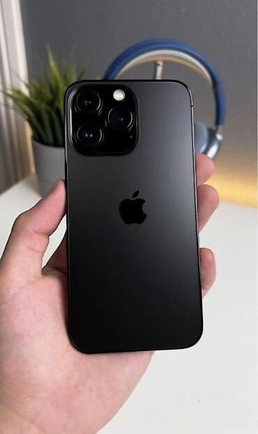 iphone 14 pro case: IPhone 14 Pro Max, 256 GB, Black Titanium, Face ID, Simsiz şarj — 5