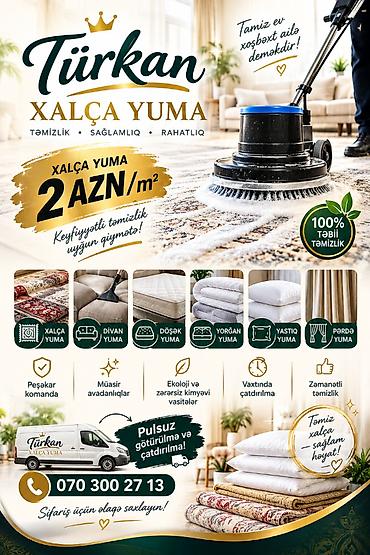 Türkan xalça yuma Xalçalarınızı peşəkarlara həvalə edin! Evinizin