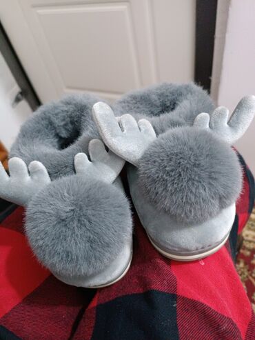 обувь для малышей: Домашние тапочки цвет - Серый