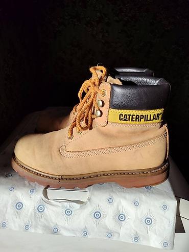 caterpillar обувь: Мужские ботинки, 39, Caterpillar, Б/у, цвет - Желтый, Самовывоз — 2