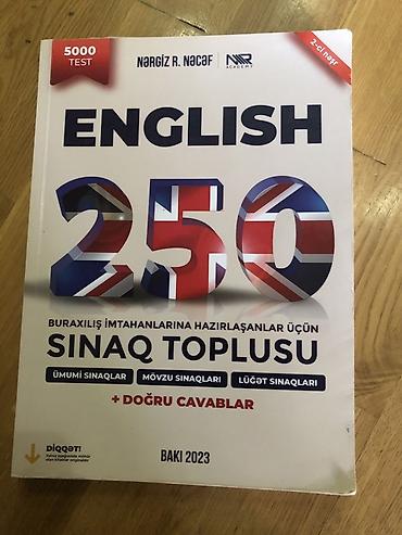 Testlər: Məhsul: “ENGLISH 250 – Sınaq Toplusu” (Nərgiz R. Nəcəf, NNR Academy) — 1