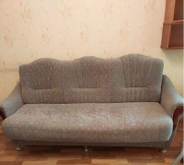 мебель диван: Цвет - Серый, Б/у