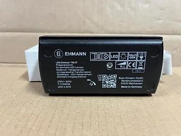 Ostali elektro materijali: LED inline dimer za lampe – EHMANN (model prema kutiji: LED — 6