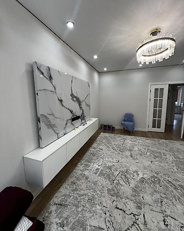 Продажа квартир: 2 комнаты, 48 м², Кудайберген авторынок 105 серия, 3 этаж, Свежий ремонт — 12