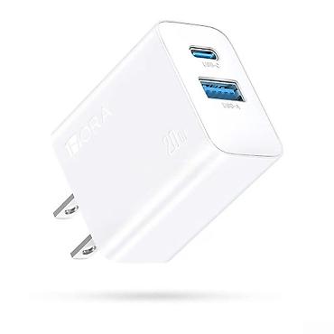 tesla charger: 1HORA Fast Charging Cube Type A+C PD20W GAR161B-EU White1HORA Fast — 1