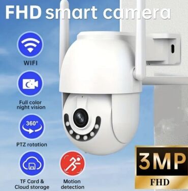 smart led: 355 dərəcə fırlanma Uzaqdan izləmə funksiyasi Hərəkət izləmə