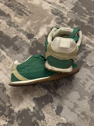 boks krasovkası: Uşaq idman ayaqqabısı – ZARA - Rəng: yaşıl, bej detallarla - Model — 6