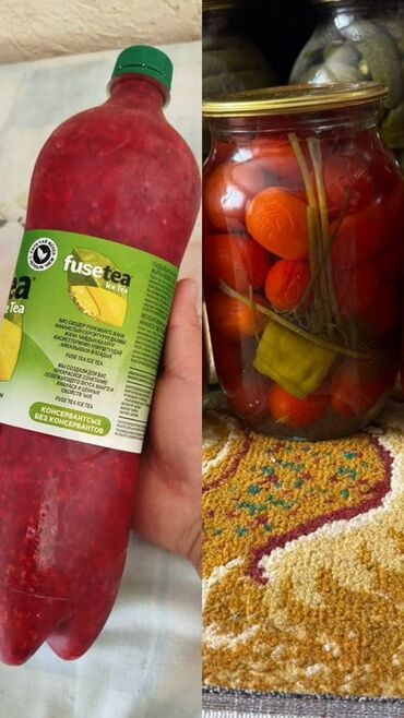 Масло, консервы: Домашние заготовки и соусы Ассортимент: - Маринованные огурцы в