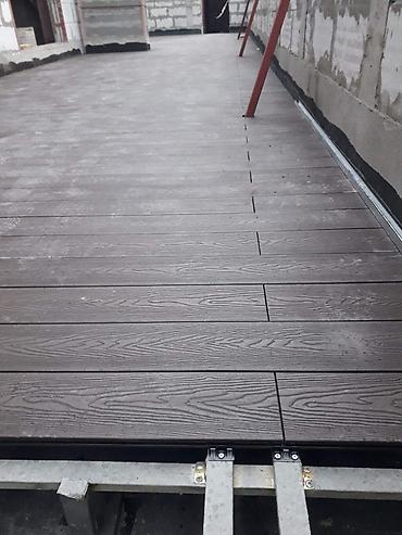 Другие строительные материалы: Террасное покрытие из ДПК (деревокомпозит) с монтажом на регулируемые — 5