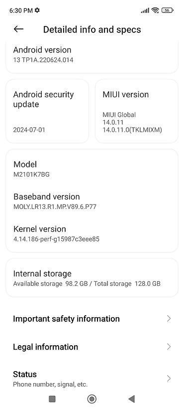 redmi note 17: Redmi 128 GB, rəng - Ağ, Barmaq izi — 3