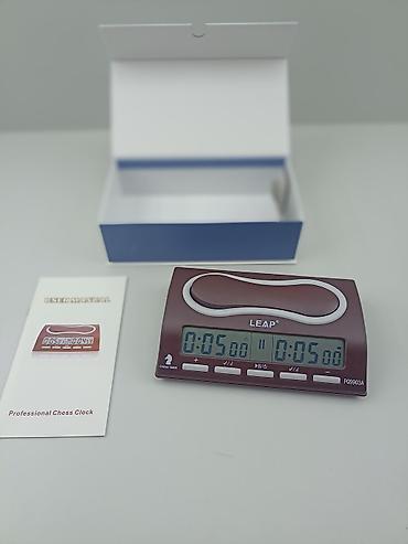 chess: LEAP PQ9903A elektron şahmat saatı - İki tərəfli böyük LCD ekran: hər — 4