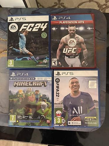 minecraft ps5: Коллекция дисков для PlayStation: - EA Sports FC 24 (PS5) — — 1