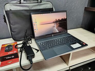 hp ноутбук: Ноутбук, HP, 16 ГБ ОЗУ, AMD Ryzen 5, 15.6 ", Для работы, учебы, память SSD
