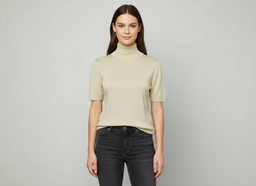 sweter z solar: Golf damski, rozmiar One size