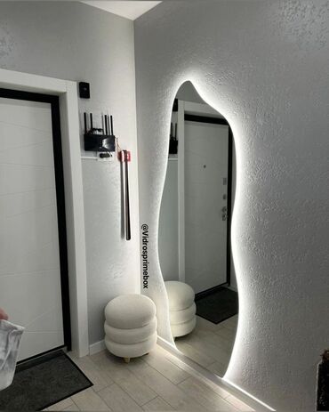 işlenmiş ev qapları: “Evinizə həm zəriflik, həm də işıq gətirən dekorativ LED güzgülər –