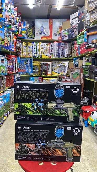 игрушечные бластеры: Игровые бластеры-автоматы J-SHOT (модели M416, M249 и AWM) — набор — 5