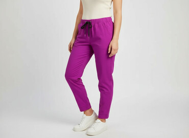 krótkie spodenki do rajstop: Material trousers for women, size M
