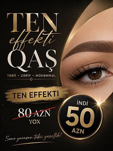 tük effekti qaş: Ten effekti qaş xidməti - Təbii, zərif və mükəmməl görünüş - Dərinin — 1