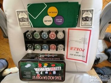 Društvene igre: Texas Hold em poker 200 cipova Teksas poker SET Dobijate zeleno na lalafo.rs — 9 Društvene igre: Texas Hold em poker 200 cipova Teksas poker SET Dobijate zeleno — 9