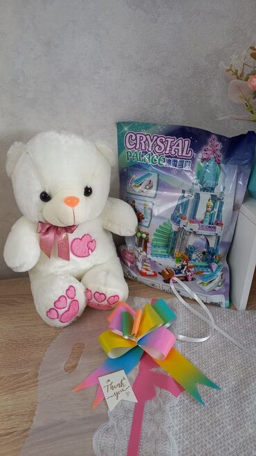 игрушка кошка: Подарочные наборы для девочек ⚘️ 1️⃣ фото 🎈Мишка "Розовые лапки "