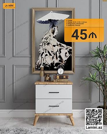 Mebel: LA MINI tumbası - Ölçülər: D 40 × H 50 × U 40 sm - Rəng seçimi — 1