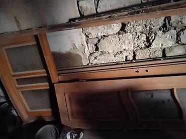 qapi taxta: Taxta qapı və pəncərə dəsti - Material: massiv ağac - Rəng/örtük — 1