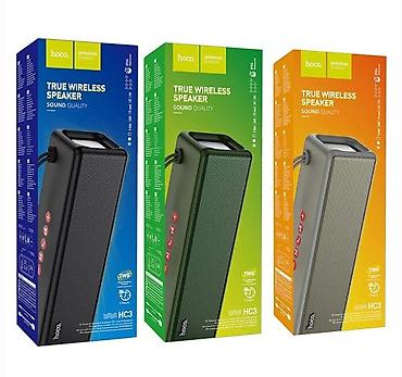 Динамики и колонки: Портативная Bluetooth‑колонка Hoco (прямоугольная, с ремешком) — 9